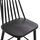 Stol Vanessa i lartë PP & dru metalik i zi 47×48,5×107 cm (HM8459.12), zezë