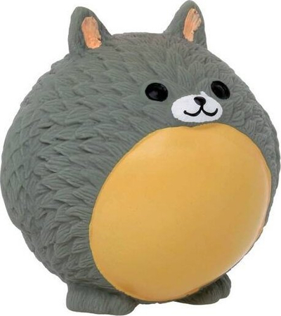 Top lodër për qen CHINCHILLA BALL, lateks, 8.5 cm, me zë
