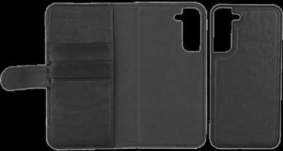 Këllëf-portofol Essentials PU për Samsung Galaxy S22 Plus, 3 karta, i zi