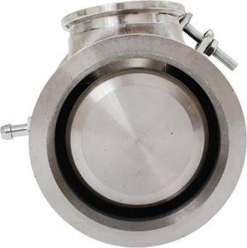 Valvul wastegate e jashtme TurboWorks 60mm, 1.6 bar, V-Band, e zezë