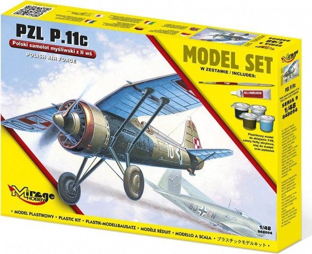 Set ndërtimi Mirage Airplane P.11C, 1:48