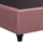 Krevet tapicerik BED DOLORES HM648.12, velvet, 120x200 cm, rozë