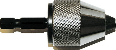 Çak makine Tivoly Chuck, Ø0.5–6 mm, fole gjashtëkëndore 6.35 mm, ngjyrë argjendtë