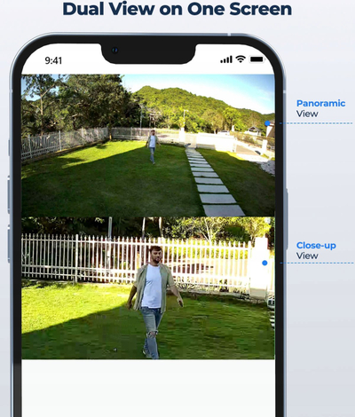 Kamera IP Reolink P760 TrackMix, 8MP 4K, PTZ Dual Tracking, vision nate