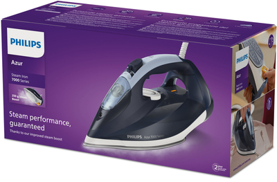 Hekur me avull Philips Azur 7000 DST7030/20, 300ml, fikje automatike, blu