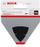 Plakë bluarëse Bosch GDA 280E, sistem hook and loop, 35mm