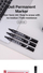 Marker DELI permanent i zi  1.5-5mm u10120 1/12