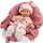 Kukull bebe Llorens Mimi Baby, 42 cm, trup i butë, rozë