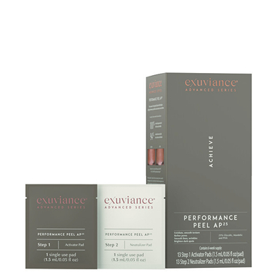Set tampona eksfoliues Exuviance Performance Peel AP25, 2 x 13 copë