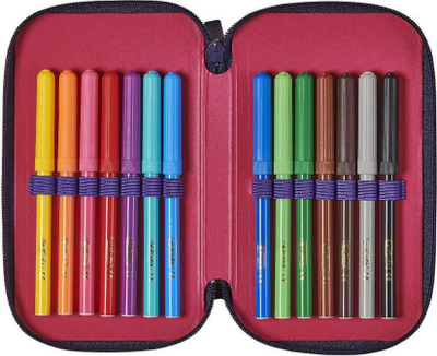 Penar Herlitz TriCase Vintage Love, 31 gjëra, me 3 ndarje, shumëngjyrësh