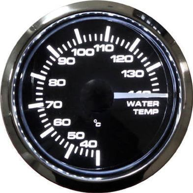 Matës temperature uji Auto Gauge STP2B, 52mm, 40–140°C, i zi