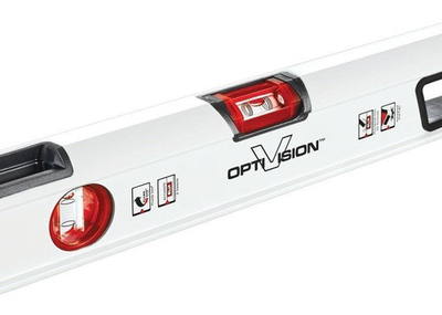 Nivel alumini Kapro Condor 905, 120cm, OPTIVISION Red, i bardhë