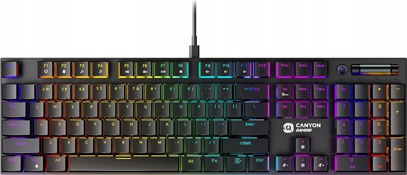 Tastierë gaming Canyon Comestrike TKL GK-55, mekanike, RGB