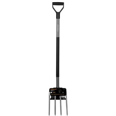 Sfurk ergonomik Fiskars, për kopësht, hirtë/ zezë