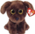 Lodër pelushi Ty Beanie Babies Nuzzel Labrador, 15cm, kafe