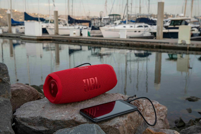Блутоут звучник JBL Charge 5, пренослив, црвен