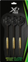 Shigjeta dart XQ Max Sports Michael Van Gerwen, çelik me bronz, set 3 copë, të zeza