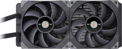 Ftohës uji për CPU Thermaltake Toughliquid Ultra 280, radiator 280mm, ekran LCD 2.1", i zi