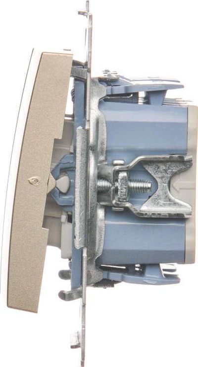 Ndërprerës Kontakt-Simon 54 10AX (DW7 / 2.01 / 44), 250V, i artë