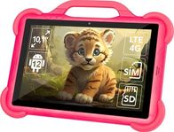 Tablet për fëmijë BLOW KidsTAB8, 8", 4G, 4/64GB, rozë me mbulesë