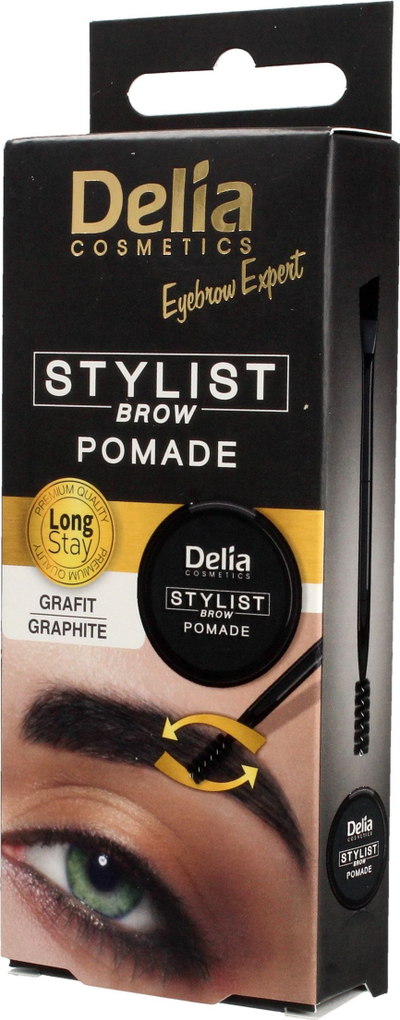 Pomadë për vetulla Delia Cosmetics Eyebrow Expert, Graphite