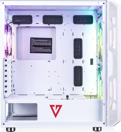 Kasë Modecom Volcano Amirani ARGB, e bardhë, Midi Tower