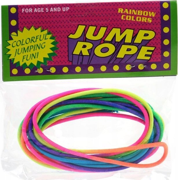 Litar kërcimi për fëmijë Jumping Rope, plastikë fleksibël, shumëngjyrësh