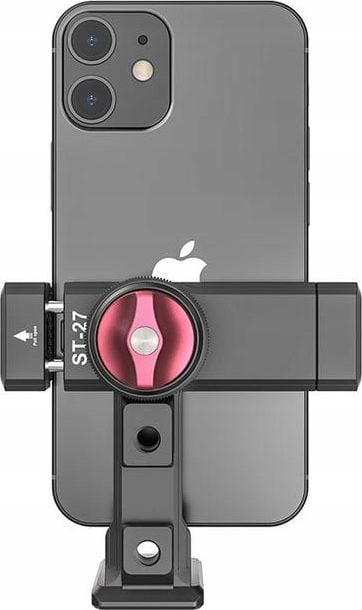 Mbajtëse telefoni Ulanzi ST-27, montim për tripod, rrotullim 360°, e zezë