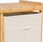 Kuti rrobash Kpeov Regl Bamboo, 66 x 33.3 x 78.5 cm, ngjyrë natyrale
