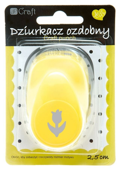 Декоративен перфоратор Dalprint Tulip 25 110-082, мотив лалиња, за хартија