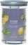 Qiri me aromë Yankee Candle Black Tea & Lemon, tumbler i madh, 567 g, gri