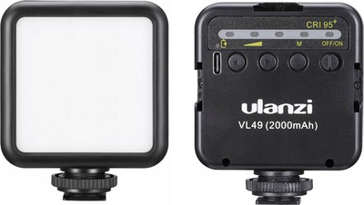 ЛЕД светло Ulanzi VL49, 49 диоди, батерија 2000mAh, црно