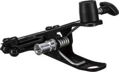 Klemë universale Manfrotto Spring Clamp, socket 5/8", për aksesorë fotografikë, e zezë