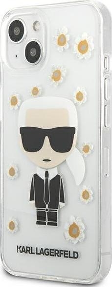 Mbrojtëse telefoni Karl Lagerfeld KLHCP13SHFLT për iPhone 13 mini 5.4\", TPU, transparente