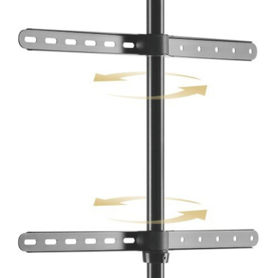 Mbajtëse për TV Techly ICA-TR18SAM, 165.1 cm (65"), e kaftë/zezë