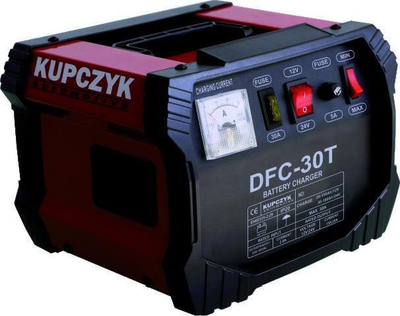 Karikues baterish KUPCZYK DFC-30T, 12 24V, 20A, i kuq