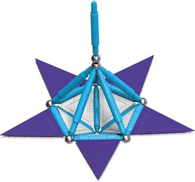 Set konstruktiv magnetik Plastwood Supermag Trendy 116, 116 copa, 3+