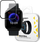 Xham mbrojtës Wozinsky Watch Glass për Xiaomi Amazfit Bip U, hibrid, me kornizë të zezë