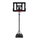 Kosh basketbolli Nils ZDK020, i rregullueshëm 2.45-3.05 m, bazë 75L, i zi