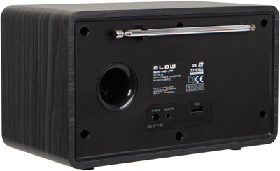 Radio digjitale Denver RK5, FM DAB+, Bluetooth, ekran 2.4", e zezë