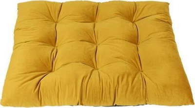 Jastëk kadifeje për qen Stylish Velvet, 100x70cm, mustard