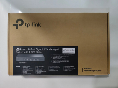 Switch TP-Link TL-SG3210 JetStream, 8-Port Gigabit, 2 SFP, L2+ Managed
