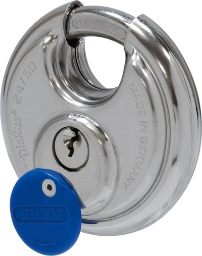 Dry disk ABUS Diskus 24IB/60 SL 7, 60mm, çelësa njësoj, inox