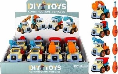 Makine lodër kamion Mega Creative Truck Car, 10 cm, për shtrëngim vidash, shumëngjyrësh