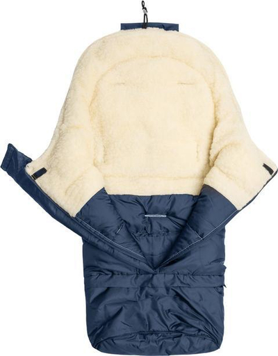 Combi 3in1 Вреќа за Спиење за Бебиња, Navy/Wool