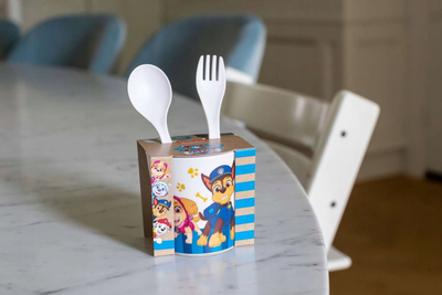 Set ene për kalamoj Koziol Easy Eater Paw Patrol, 3 pjesë, termoplastik, shumëngjyrësh