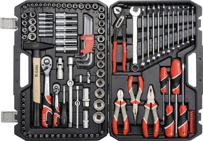 Set mjetesh pune Yato YT-38901, 1/4", 1/2", 122 copë