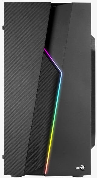 Kasë për kompjuter Aerocool Mini Bolt RGB, Micro ATX, 31.8cm, e zezë