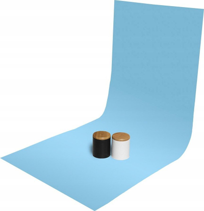 Sfond fotografik PVC GlareOne, 60 x 130 cm, blu