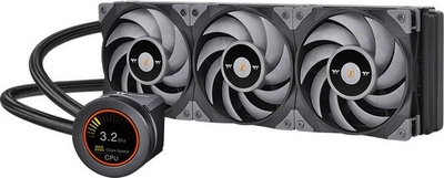 Ftohës uji CPU Thermaltake TOUGHLIQUID Ultra 360, AIO, me ekran LCD, ngjyrë e zezë